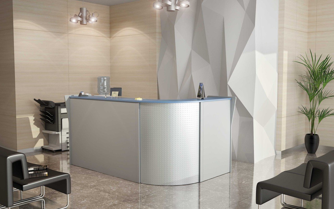 Современная стойка-ресепшн ЭДЕМ-2 - вид 3