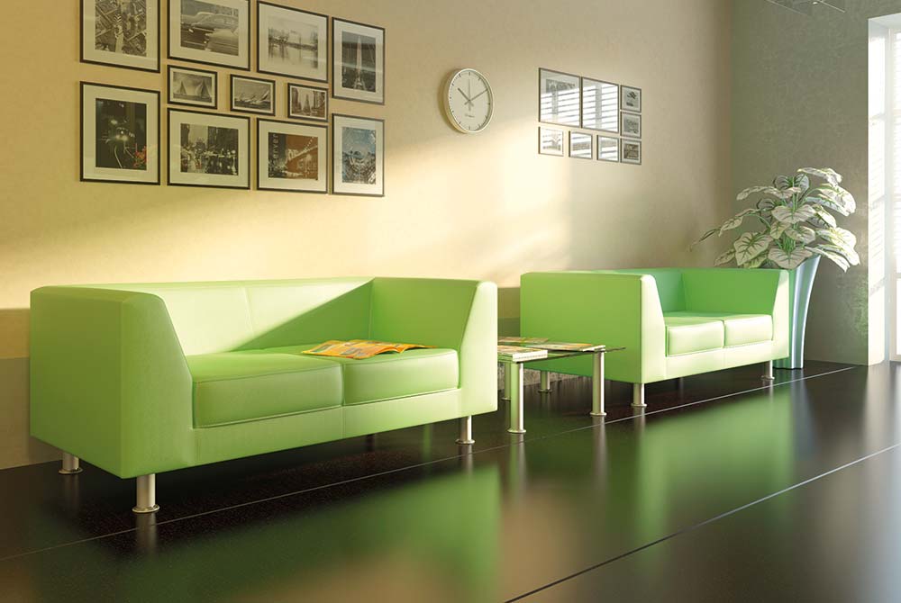 3-местный офисный диван Эволюшн - вид 2