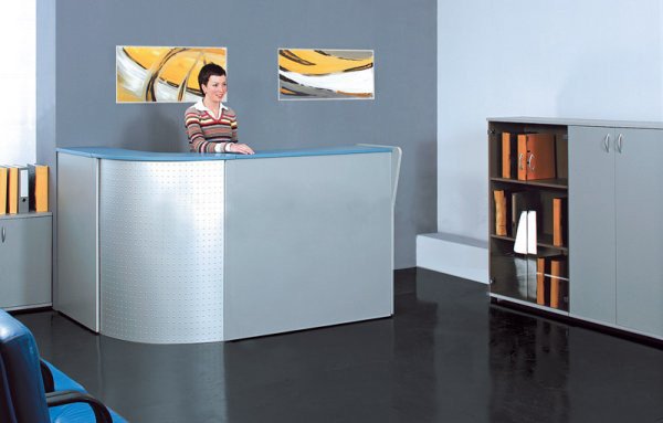 Современная стойка-ресепшн ЭДЕМ-2 - вид 5