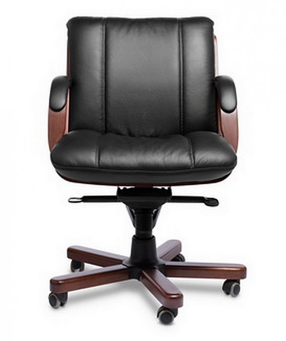 Чёрное кресло руководителя CANNES B - вид 2